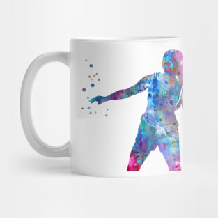 Girl Basketball Player With Ball Mug